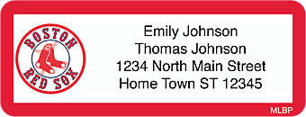 Click on Boston Red Sox(TM) MLB(R) Return Address Label For More Details