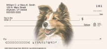 Sheltie Dog Personal Checks