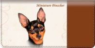 Click on Miniature Pinscher Checkbook Cover For More Details