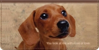 Click on Faithful Friends - Dachshund Checkbook Cover For More Details