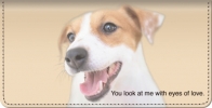 Faithful Friends - Jack Russell Terrier Checkbook Cover