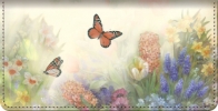 Lena Liu's Butterfly Gardens Checkbook Cover