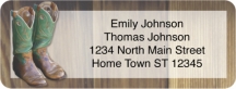 Click on Cowboy Boots Booklet of 150 Address Labels For More Details