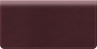 Burgundy Classic Value Checkbook Cover