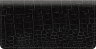 Click on Black Croc Checkbook Cover For More Details