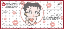 Betty Boop Kiss  Personal Checks