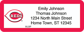 Cincinnati Reds(TM) MLB(R) Return Address Label