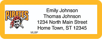 Pittsburgh Pirates(TM) MLB(R) Return Address Label