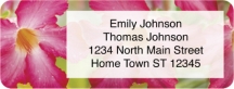 Exotic Flowers Return Address Label