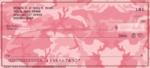 Pink Camo  Personal Checks