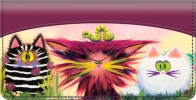 Click on Comical Cats Checkbook Cover For More Details