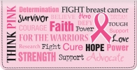 Hope for a Cure Checkbook Cover