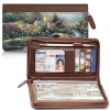 The Best of Thomas Kinkade Zippered Wallet