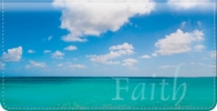Click on Oceans of Faith Checkbook Cover For More Details