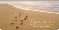 Click on Footprints Checkbook Cover For More Details