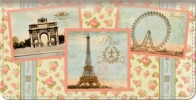 Vue de Paris Checkbook Cover