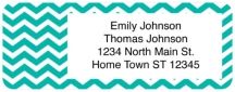 Chevron Chic Return Address Label