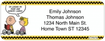 Classic Peanuts Return Address Label