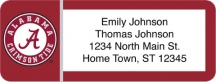 University of Alabama Return Address Label