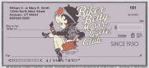 Click on Betty Boop Motorcycle Club Checks For More Details