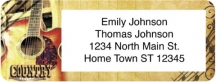 Click on Country Music Return Address Label For More Details
