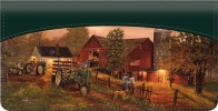 Farm and Tractors Checkbook Cover