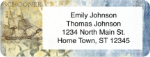 Tall Ships Return Address Label