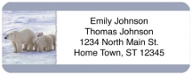Click on Polar Bears Return Address Label For More Details