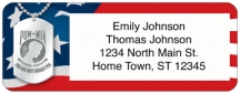 Click on POW/MIA Return Address Label For More Details