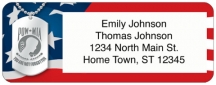 POW/MIA Return Address Label