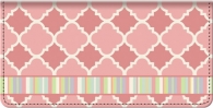 Quatrefoil Checkbook Cover