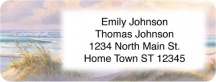 Click on A Walk on the Beach Return Address Label For More Details
