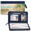 A Walk on the Beach Zippered Checkbook Cover