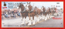 Budweiser Clydesdales  Checks