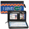 Click on I Love Gators(R) Chevron Zippered Wallet Checkbook Cover For More Details