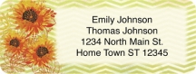 Sunflower Spunk Return Address Label