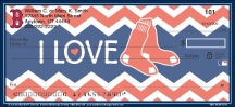 Click on I Love the Red Sox(TM) Chevron Checks For More Details