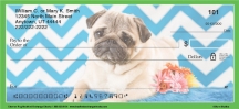 Chevron Pug  Checks