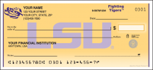 Click on LSU Logo Collegiate - 1 Box - Singles Checks For More Details