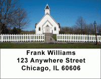 Country Churches Address Labels