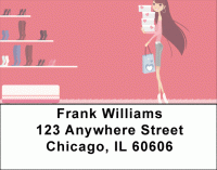 Click on Girly Shoes and Nails Address Labels For More Details