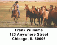 Click on Horse on the Prarie Roundup Address Labels For More Details