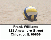 Click on Beach Volleyball Address Labels For More Details