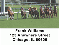 Click on At the Track Horse Racing Address Labels For More Details