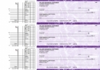 Click on Purple Marble Multi Purpose Business Checks For More Details