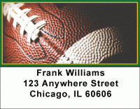 Click on Green & Gold Football Team Address Labels For More Details