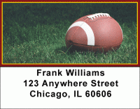 Click on Burgundy & Gold Football Team Address Labels For More Details