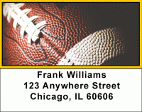 Click on Black & Gold Football Team Address Labels For More Details