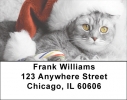 Christmas Cats Address Labels