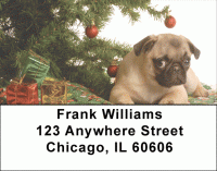 Click on Christmas Dogs Address Labels For More Details